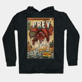 PREY - Predator Bear fight comic book fan art Hoodie